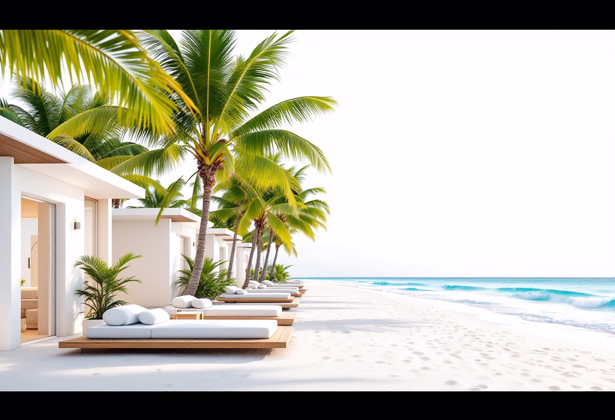 image of luxury travel experiences (tropical beach resort)