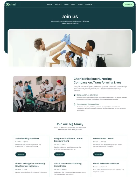 Careers -Screenshot