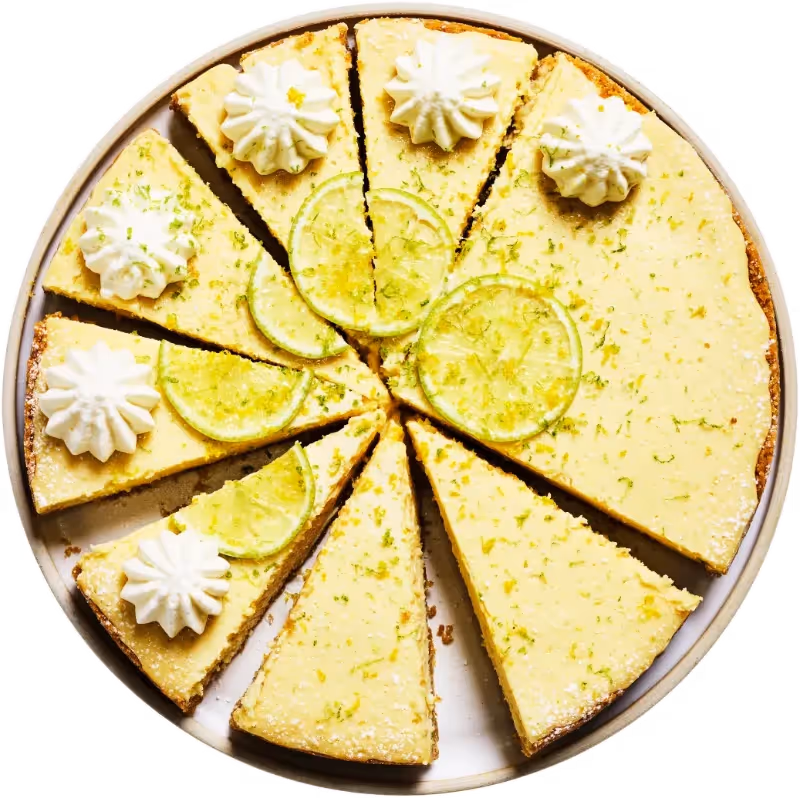 Key lime pie med yuzu