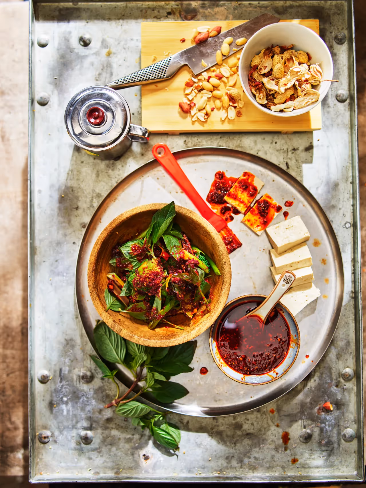 Aromatisk chiliolja med crunch