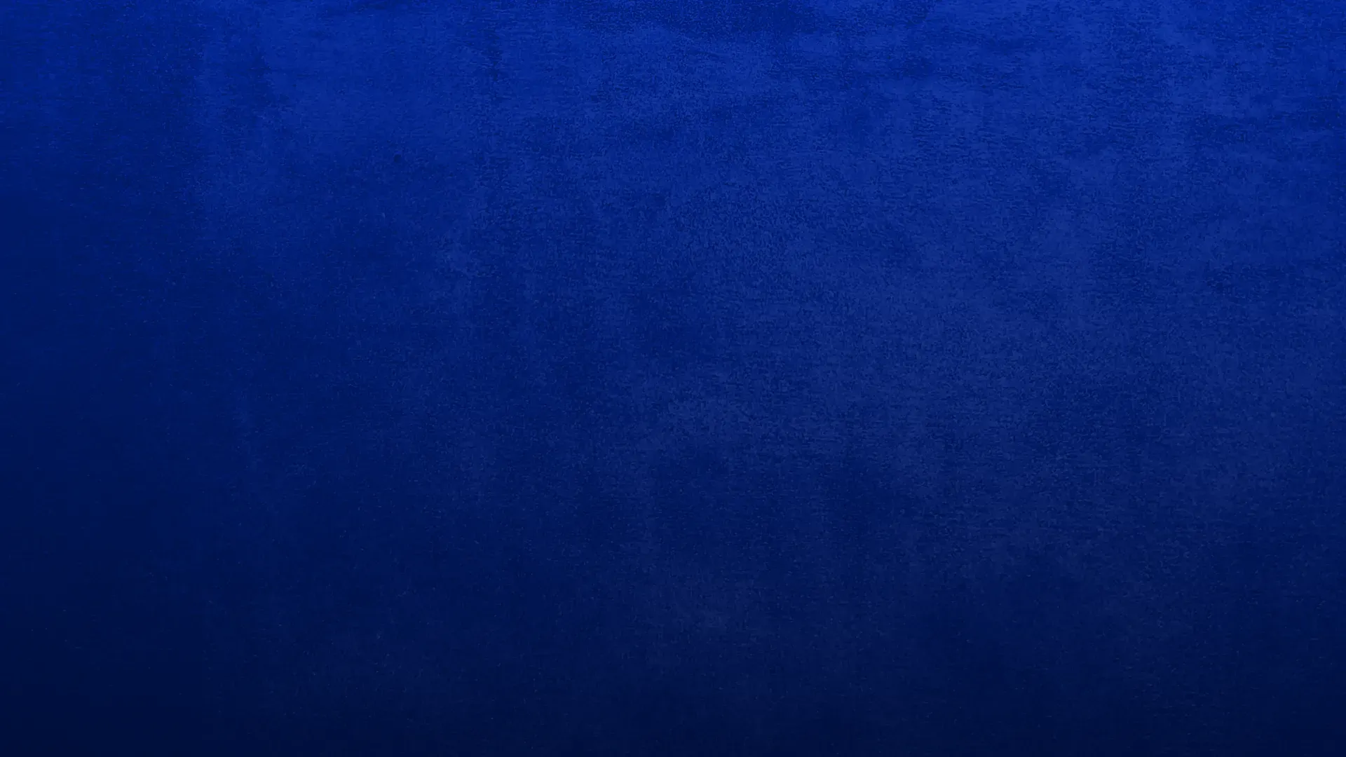 Solid deep blue textured background.