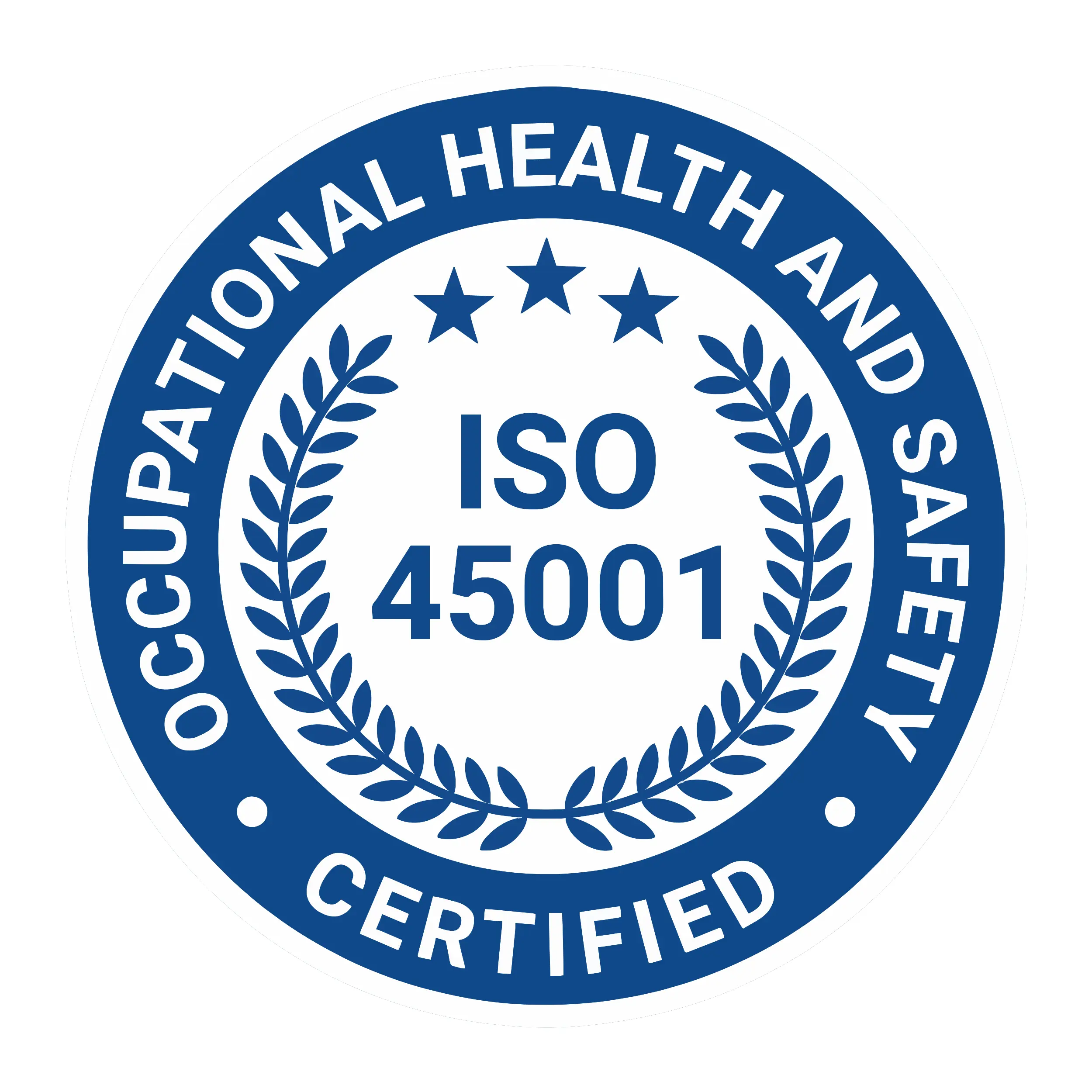 ISO 45001:2018 certified#1.5