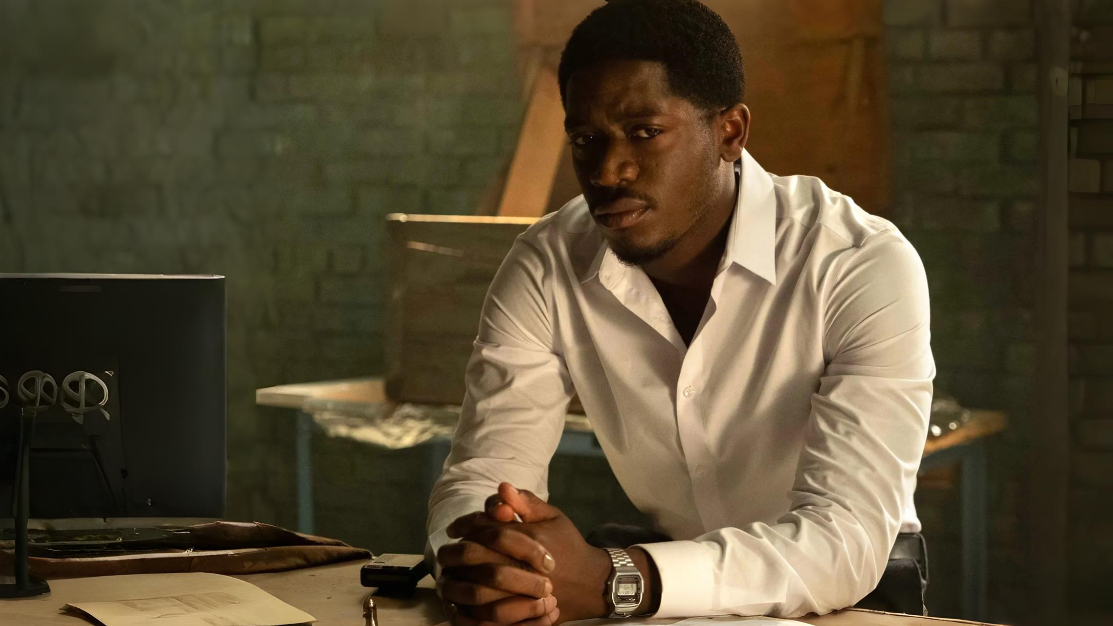 Casio A168WA-1 watch worn by Damson Idris in Snowfall