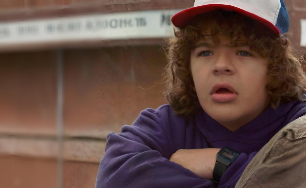 Casio F-91W watch worn by Gaten Matarazzo as Dustin Henderson in Stranger Things