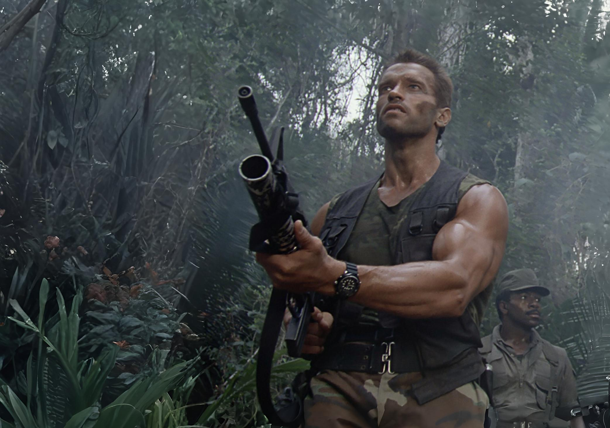 Seiko "Arnie" H558-5009 watch worn by Arnold Schwarzenegger in Predator