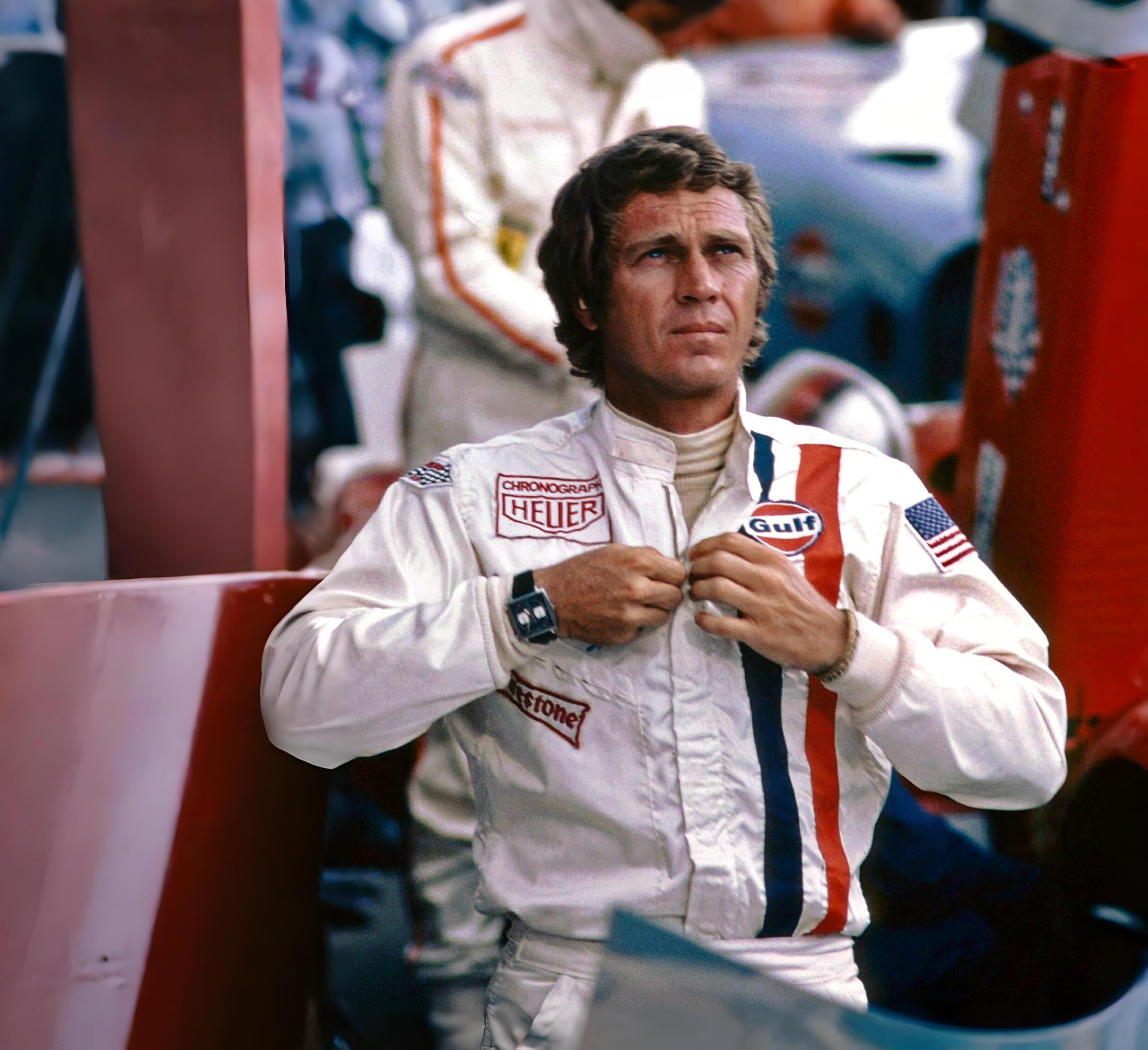 Tag Heuer Monaco watch worn by Steve McQueen in Le Mans