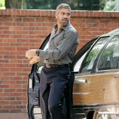 George Clooney wearing a G shock watch in Burn after reading