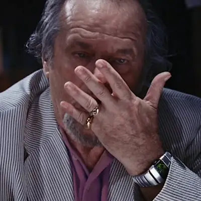 Nike D-Line watch worn by Jack Nicholson in The Departed.
