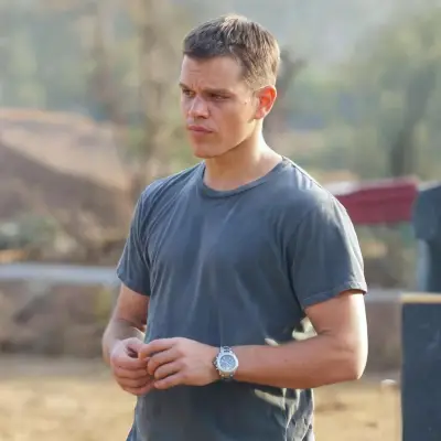 Tag Heuer Link watch worn by Matt Damon in The Bourne Identity