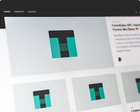 Interface screens from a bespoke web design project