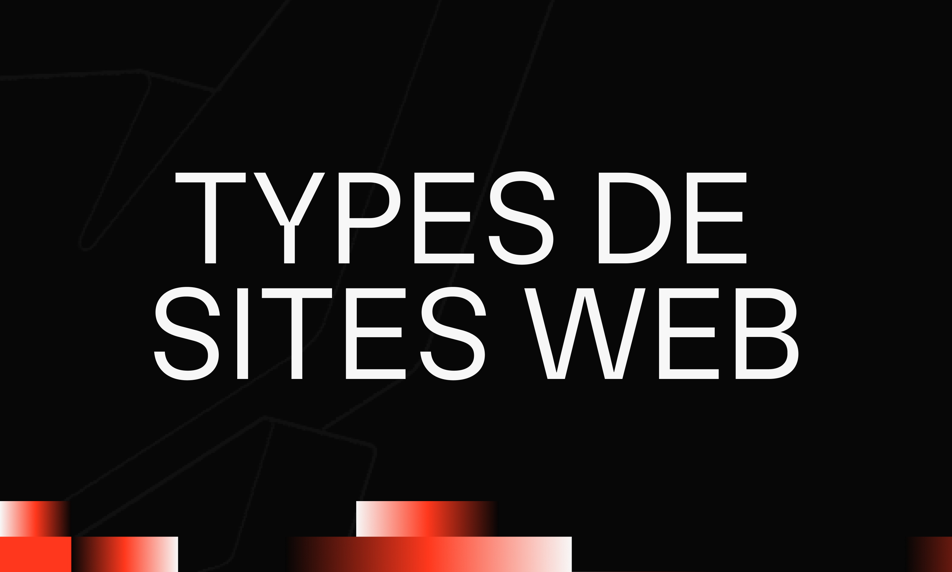Les différents types de site internet : guide complet pour choisir le bon type de site web