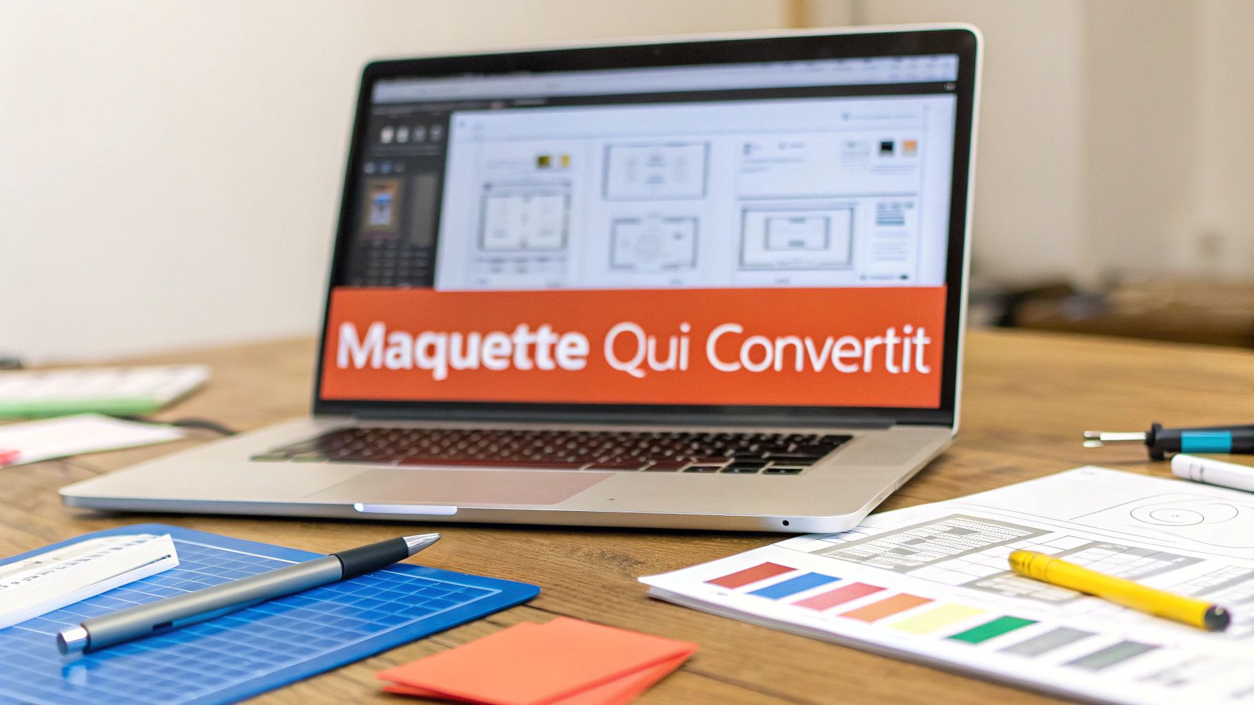 Créer une maquette de site internet qui convertit facilement