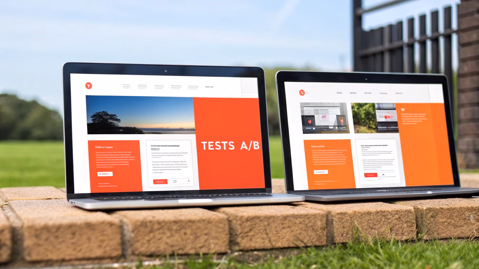 Une personne pointant vers un tableau blanc avec des diagrammes et des graphiques, symbolisant la planification de tests A/B pour valider des idées d'optimisation.