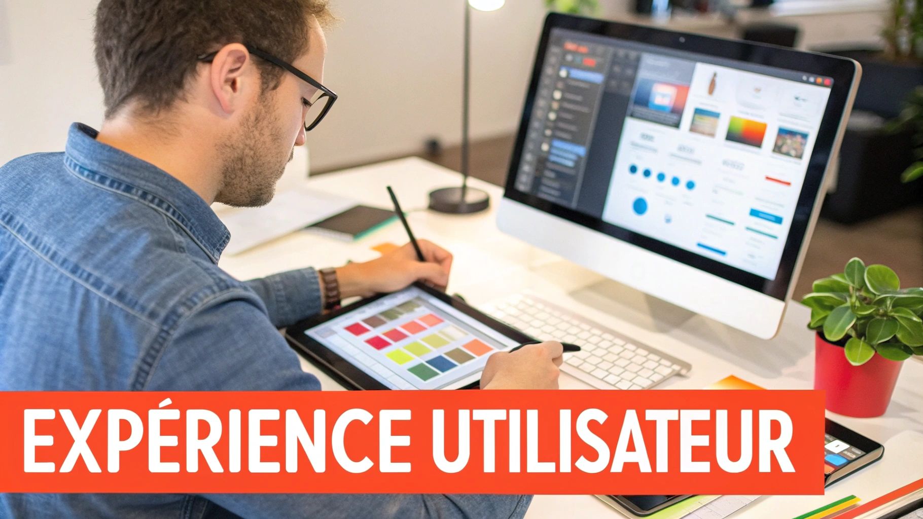 Une interface utilisateur bien conçue avec des éléments visuels clairs et un appel à l'action visible