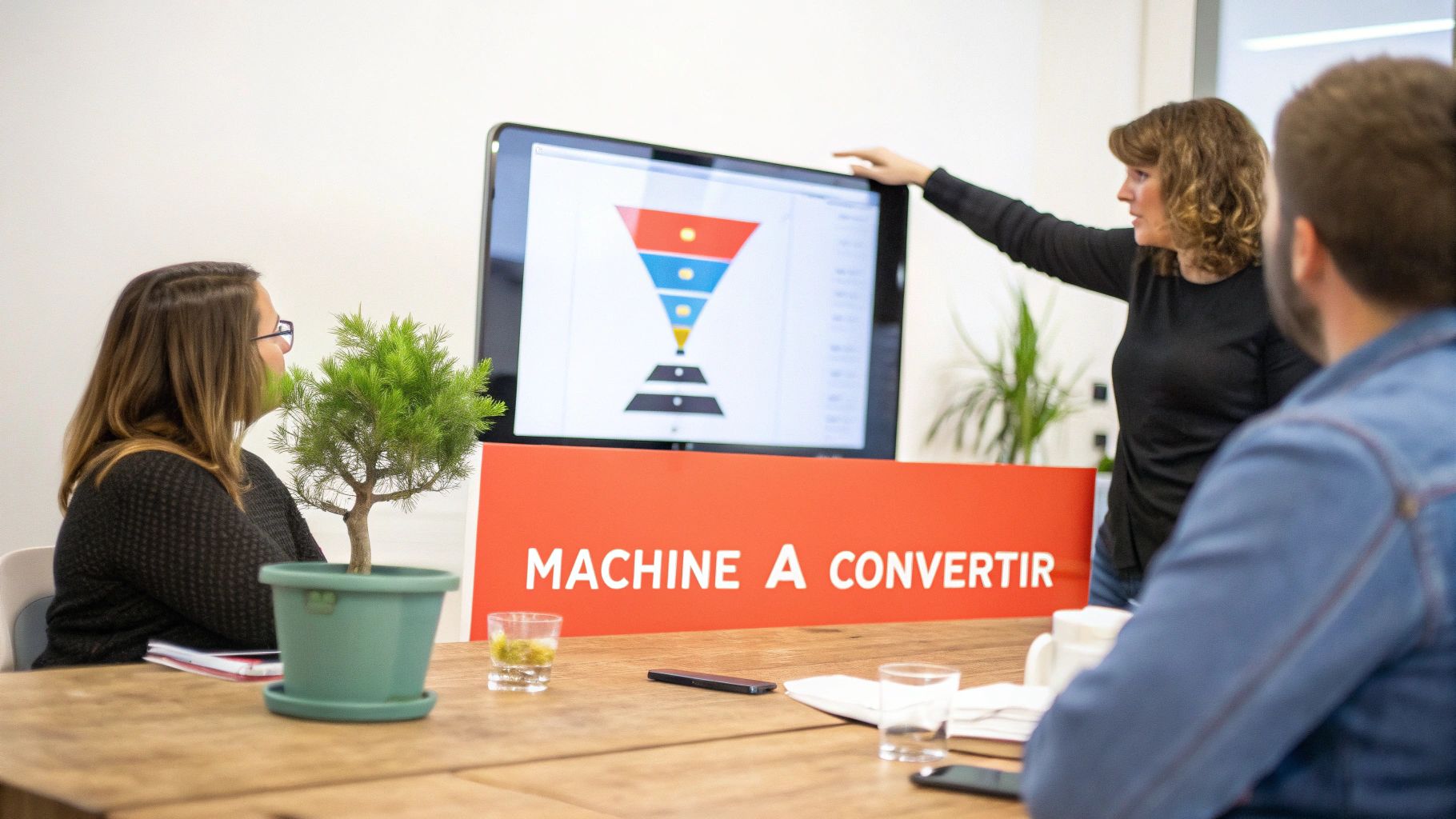 Une équipe d'experts de l'agence Mekaa collaborant sur une stratégie de conversion pour un projet Webflow