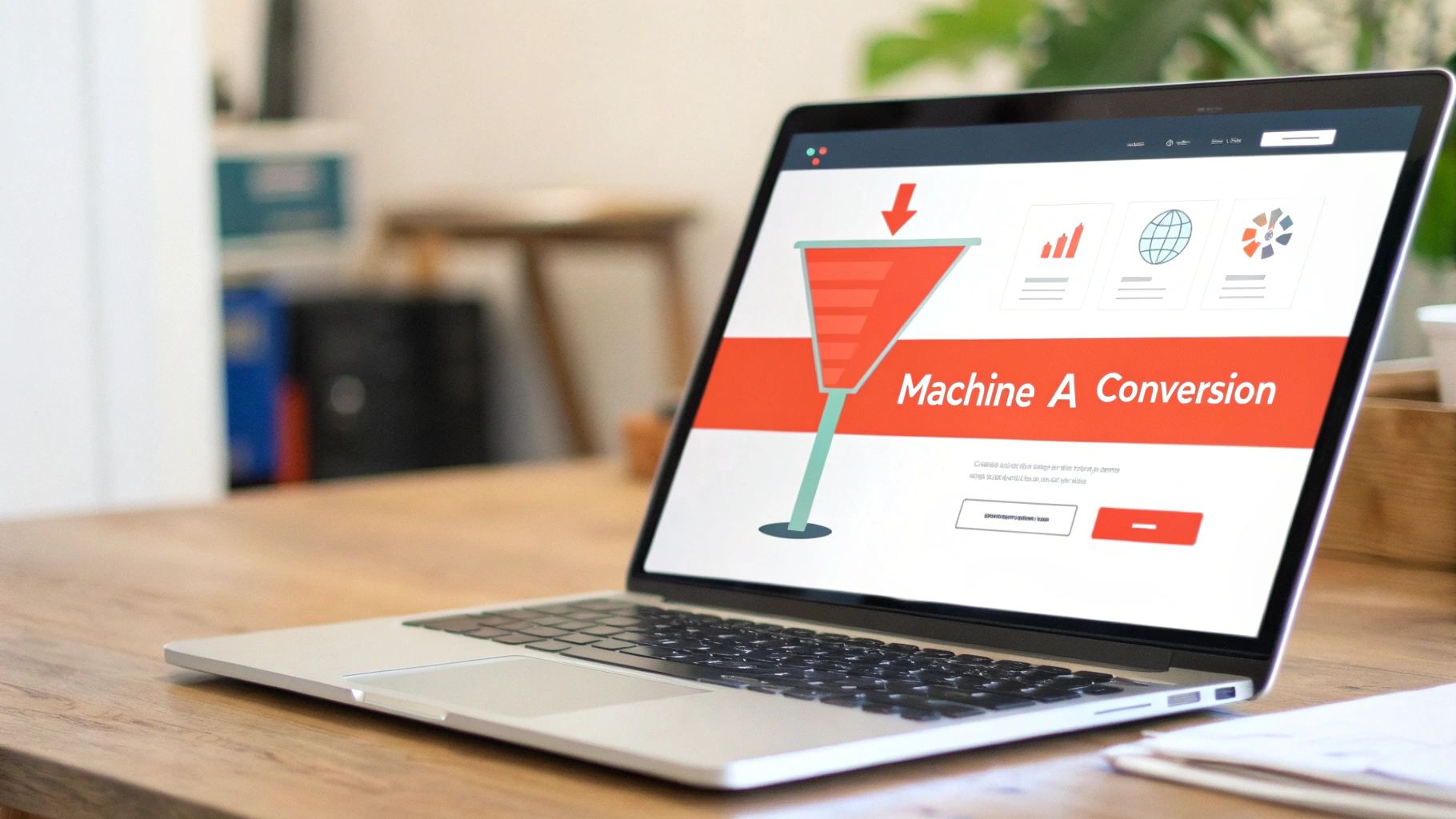 Une personne analysant des données de conversion sur un tableau de bord numérique