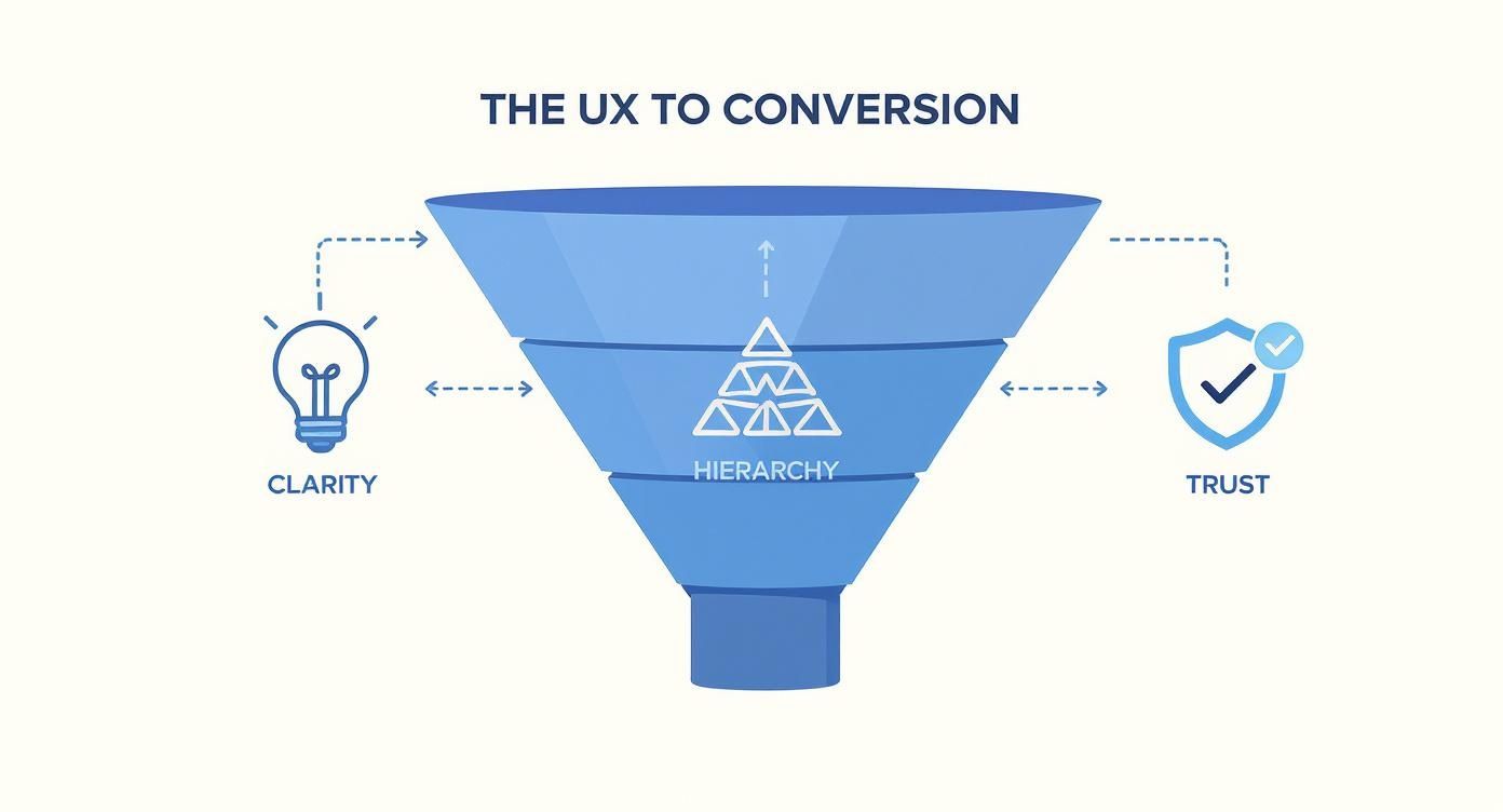 Infographic about ux design web