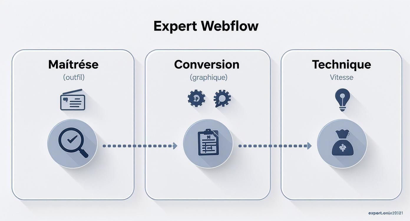 Infographic about expert webflow