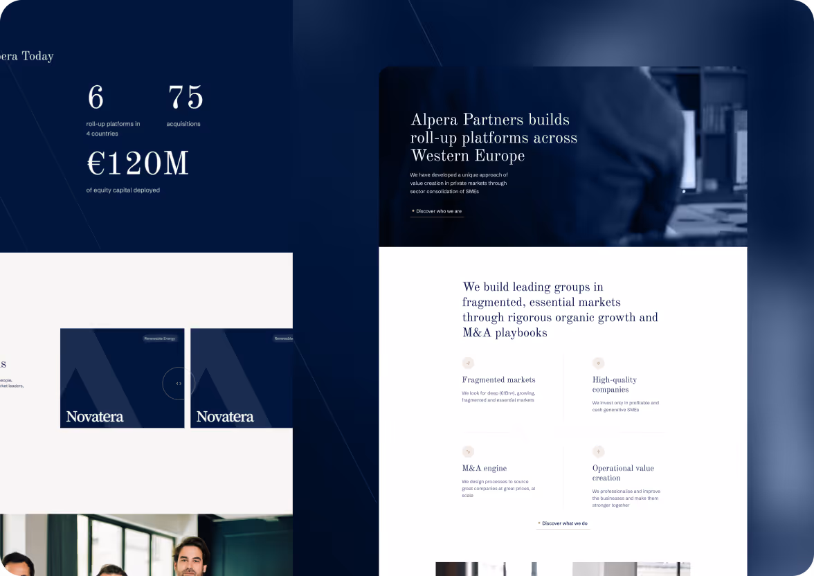 Creation of the Alpera Partners website