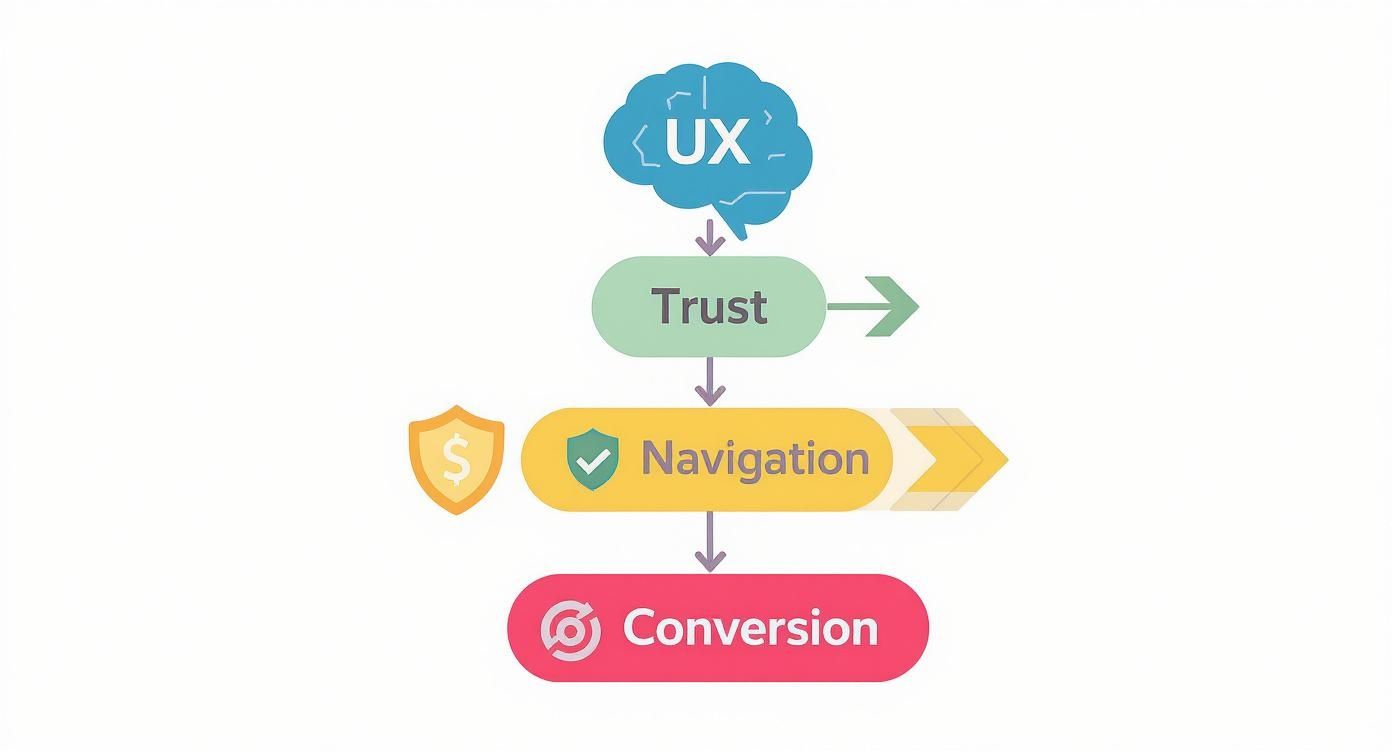 Infographic about expérience utilisateur site web