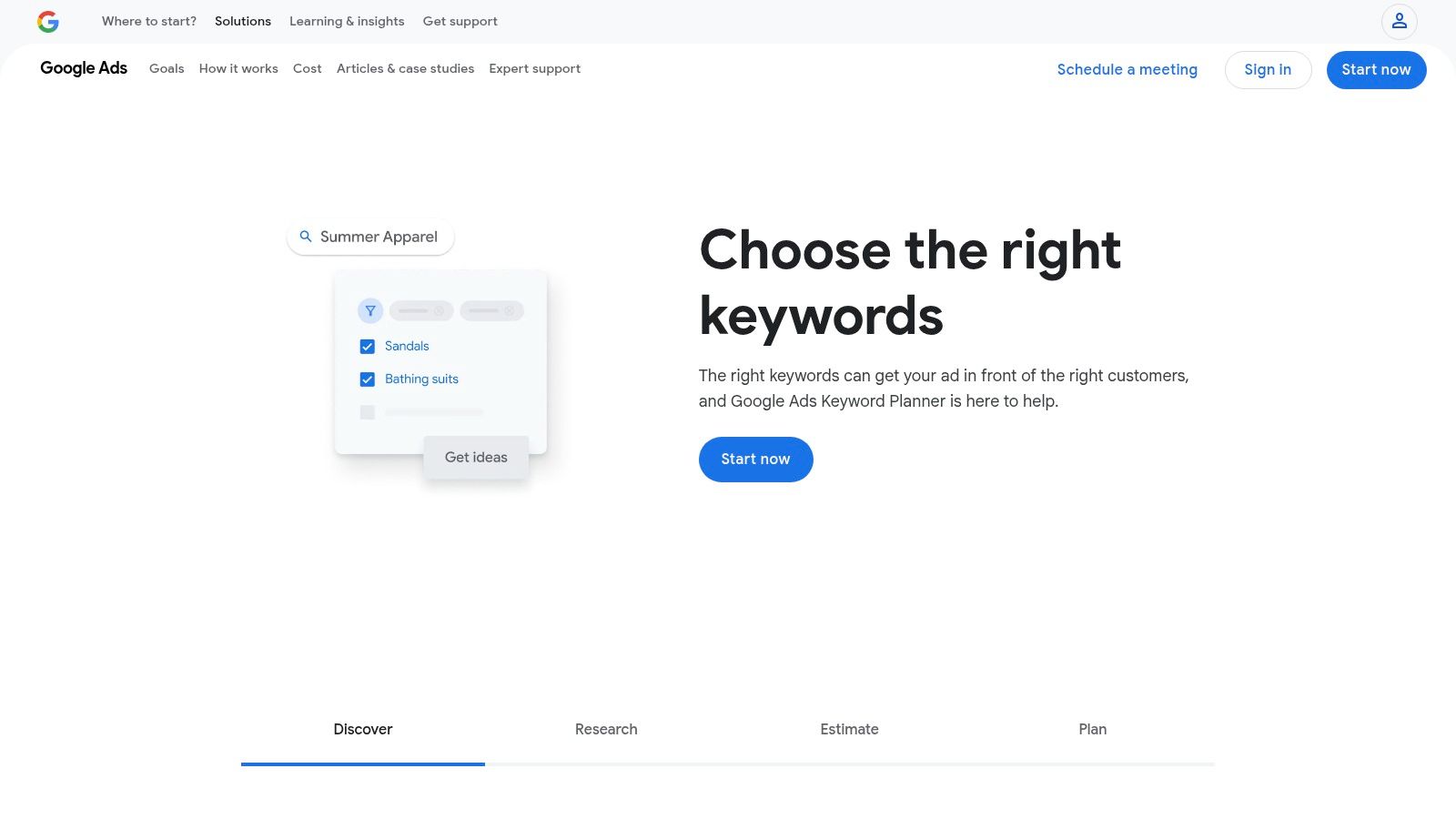 Google Keyword Planner