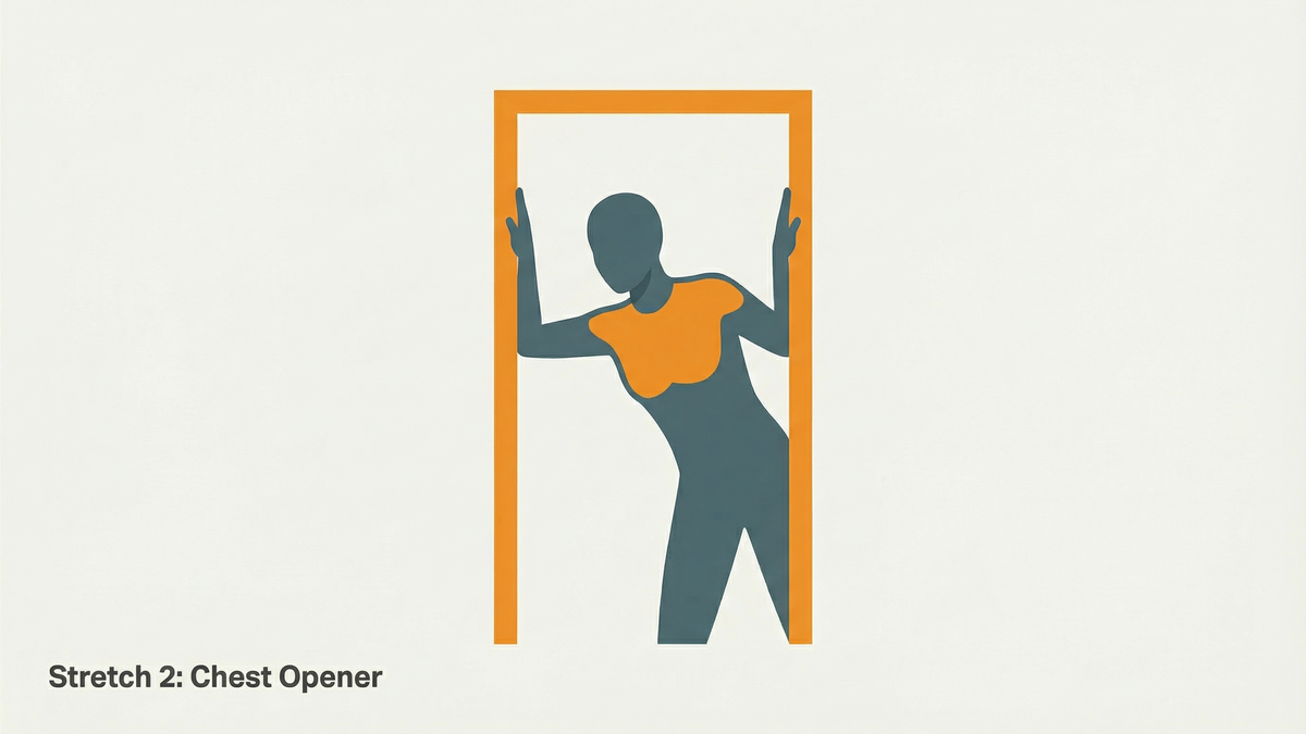 Stretch 2: Doorway Chest Opener illustration