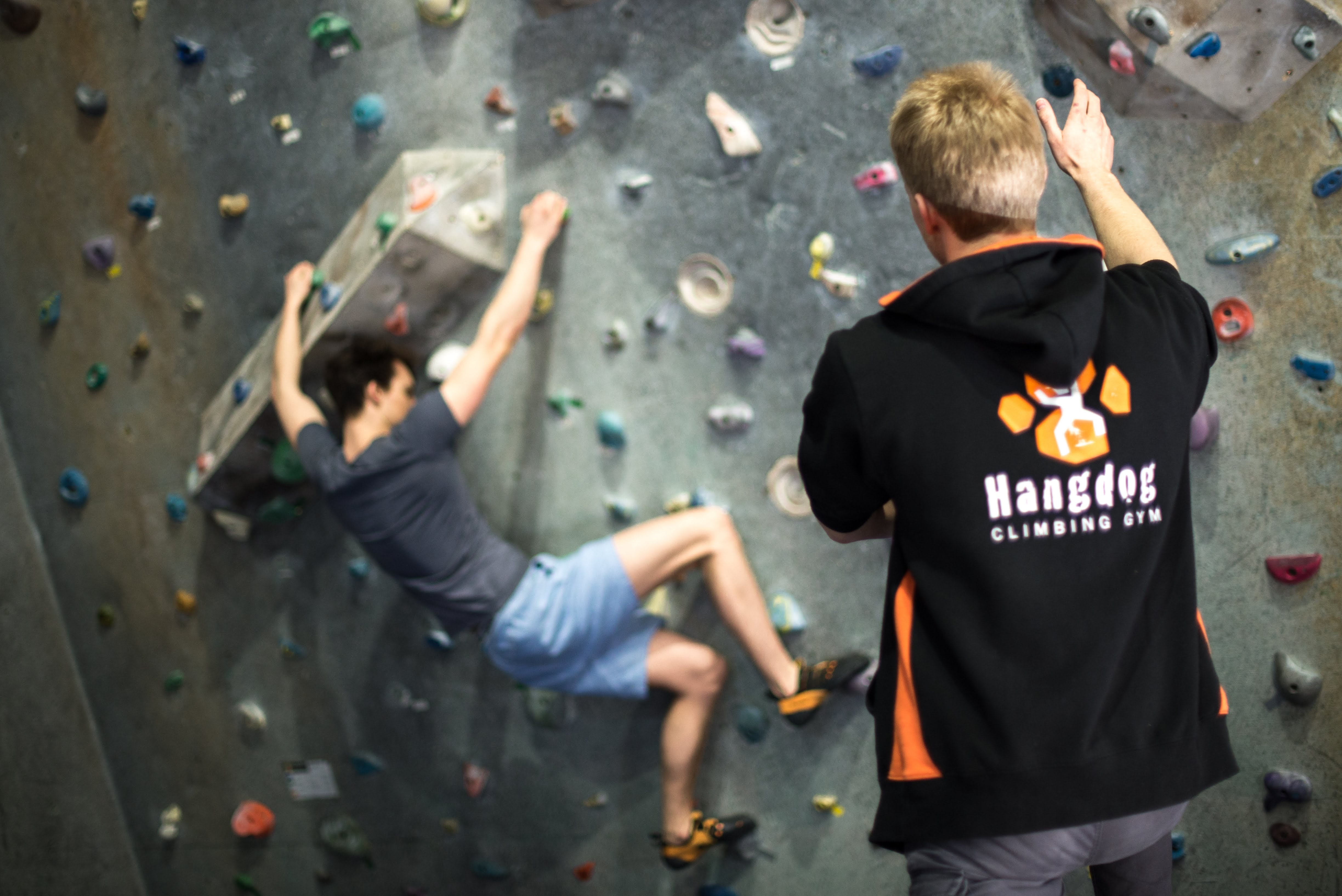 Person climbing
