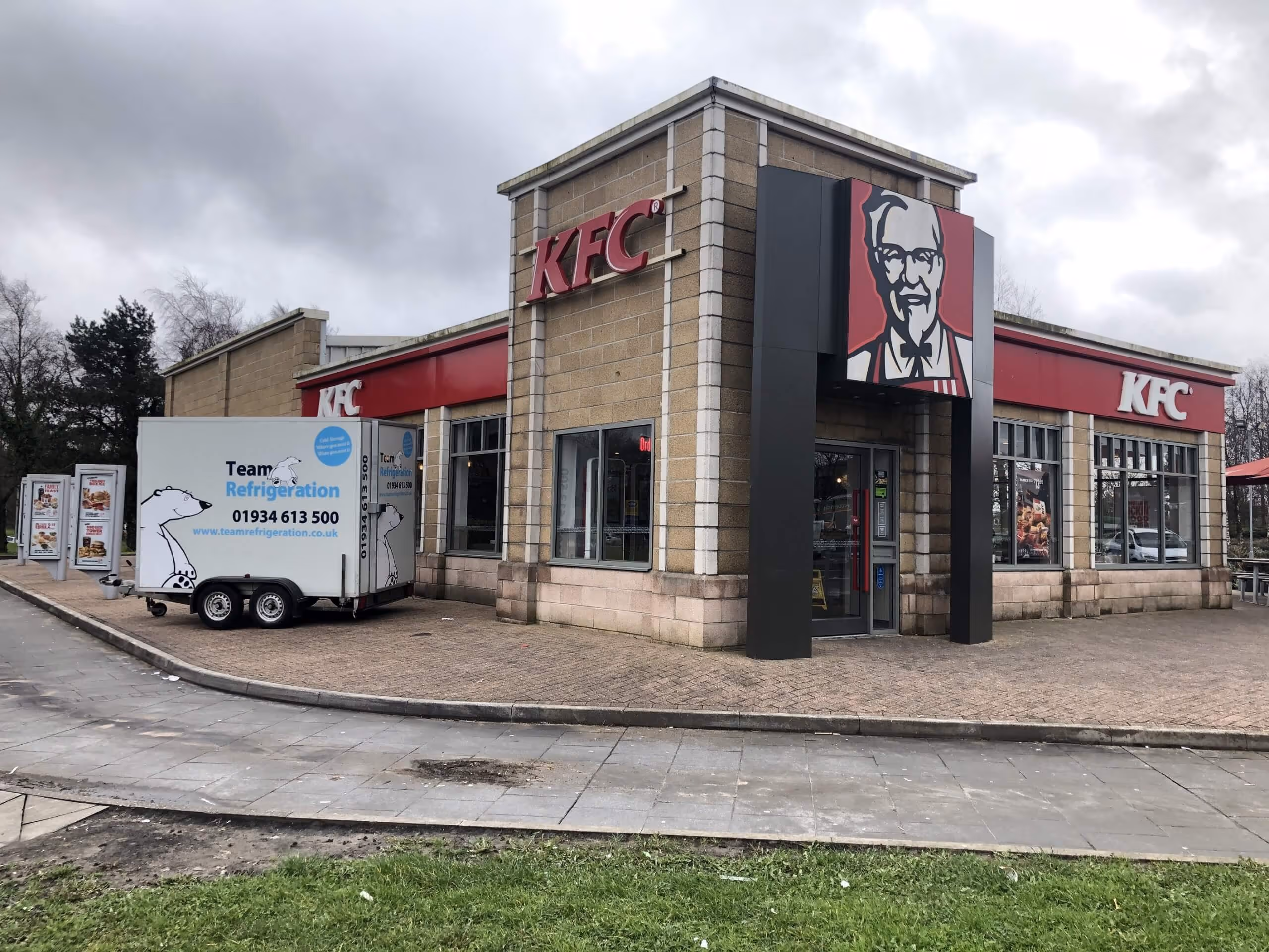 A KFC restaurant.