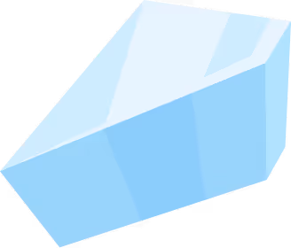 A block of ice