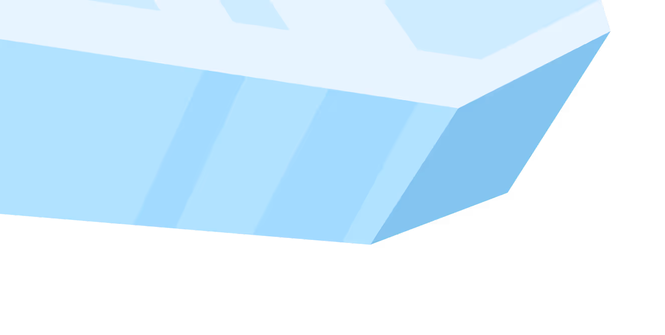 A block of ice