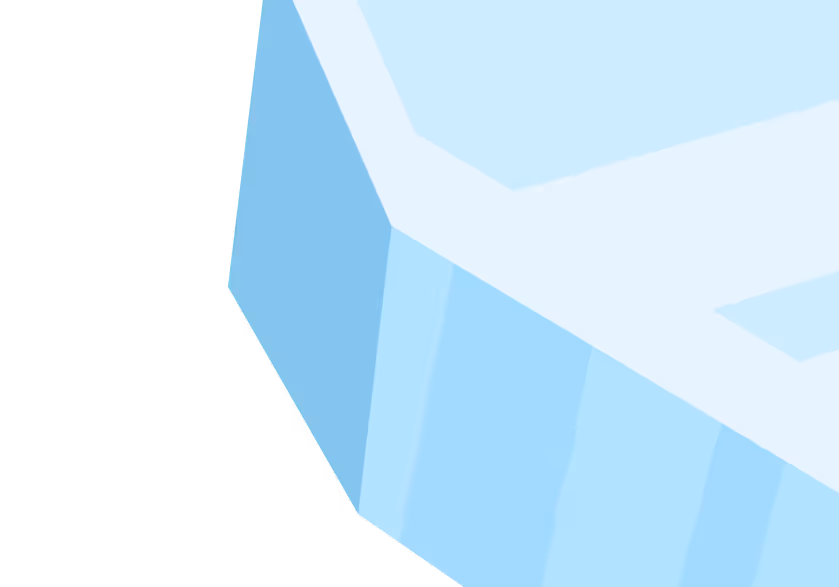 An ice block