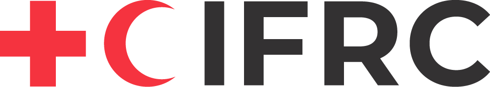 IFRC logo with a red cross, red crescent, and black text 'IFRC'.