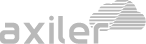 Axiler company logo in grey.
