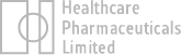 Healthcare Pharmaceuticals Limited logo with overlapping geometric shapes.