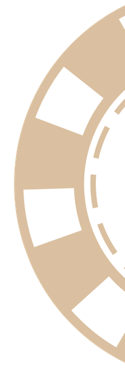 Détail partiel d'un diagramme circulaire beige avec des découpes blanches et un cercle intérieur en pointillés.