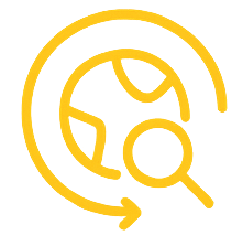 CRM Automation Icon (Globe)
