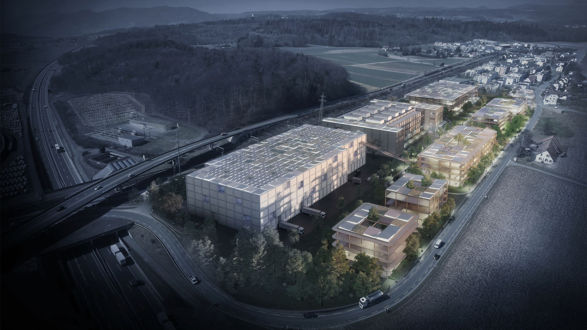 Bird view of Campus Reichhold