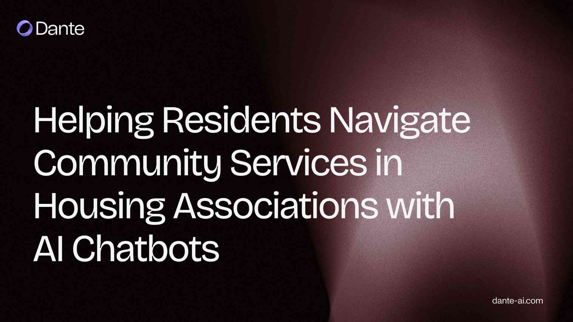 Helping Residents Navigate Community Services in Housing Associations with AI Chatbots