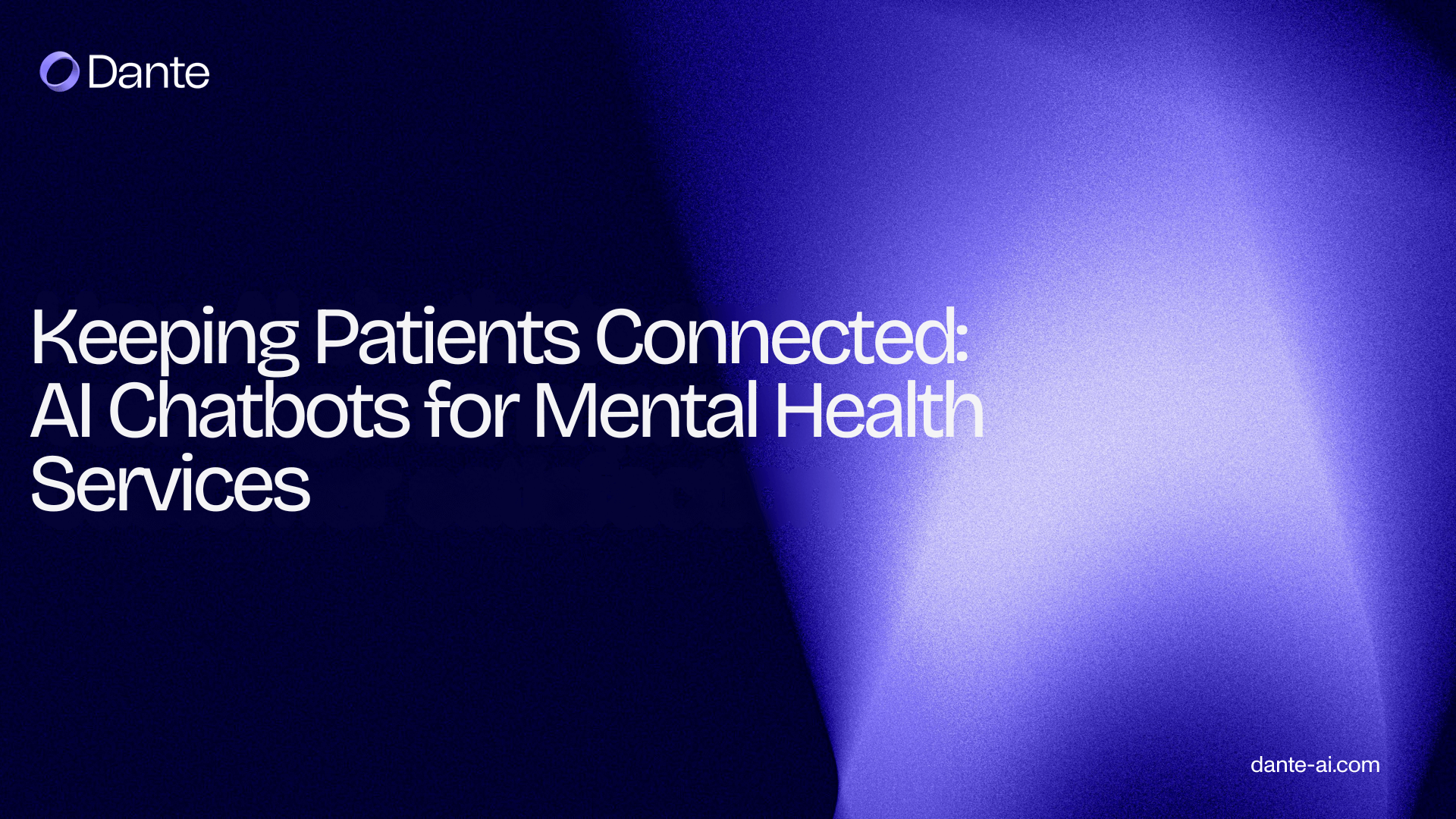 Keeping Patients Connected: AI Chatbots for Mental Health Services