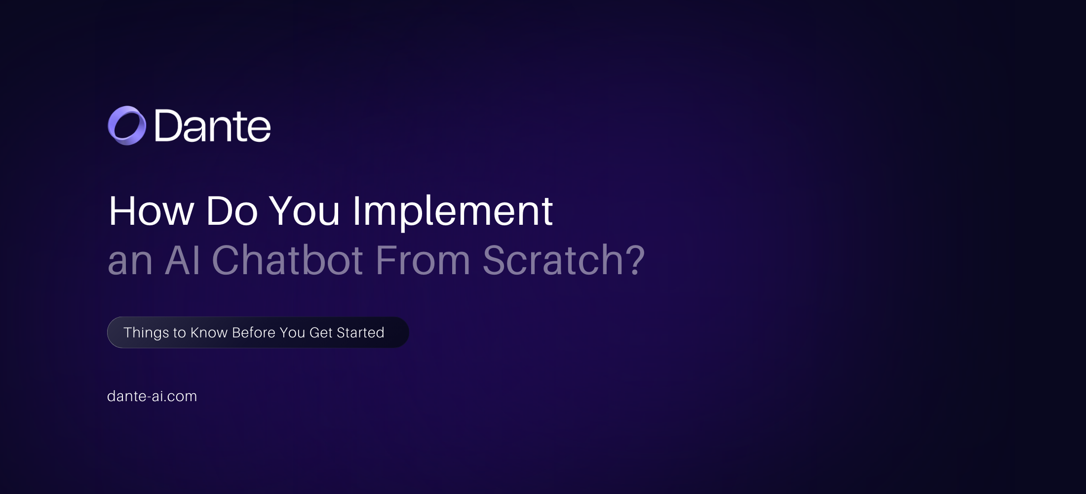 How Do You Implement an AI Chatbot From Scratch?