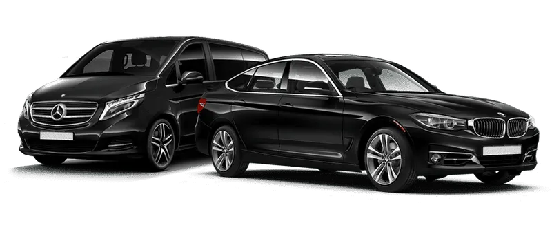 Deux voitures de luxe pour service de chauffeur privé à Cannes