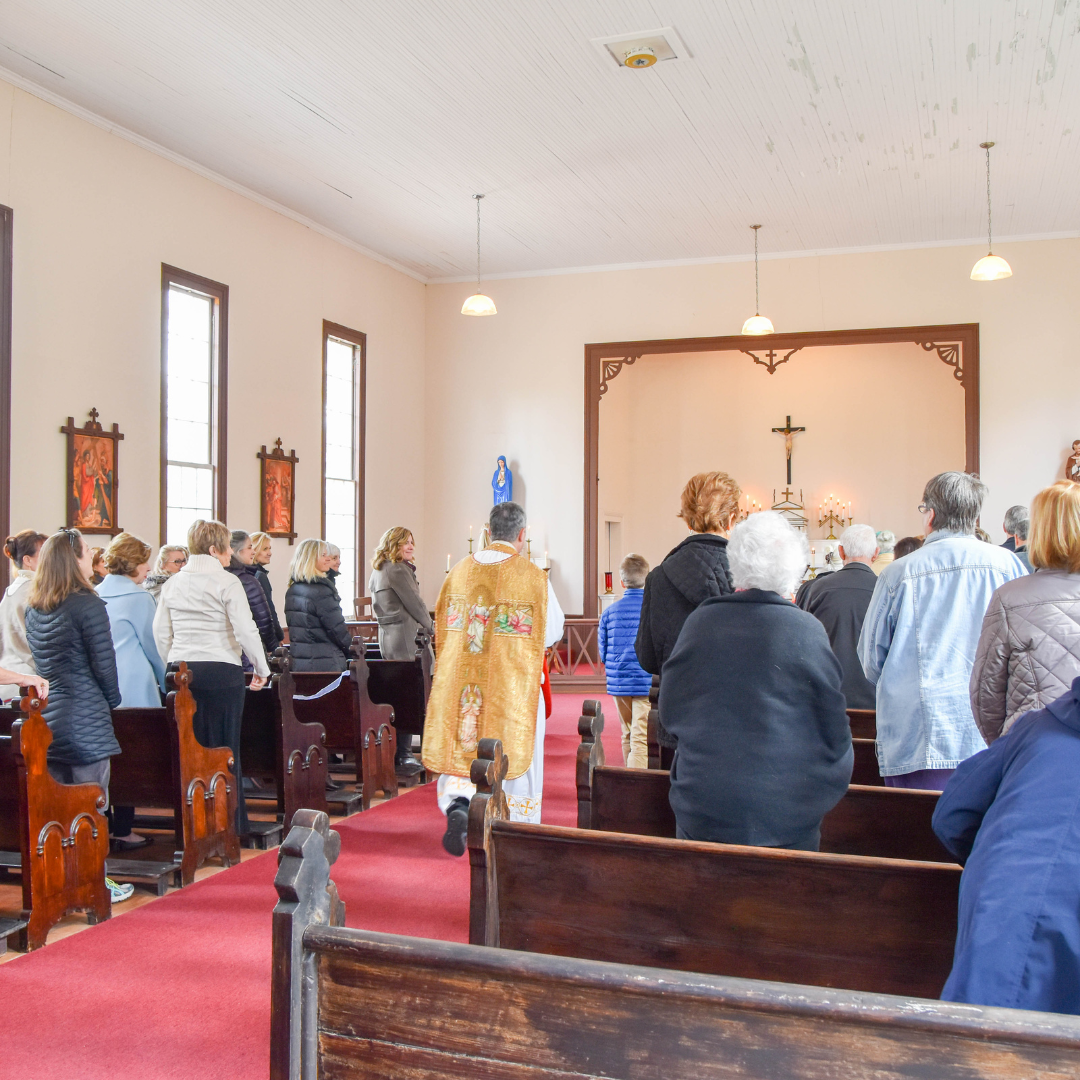 Mass at the Church of the Purification