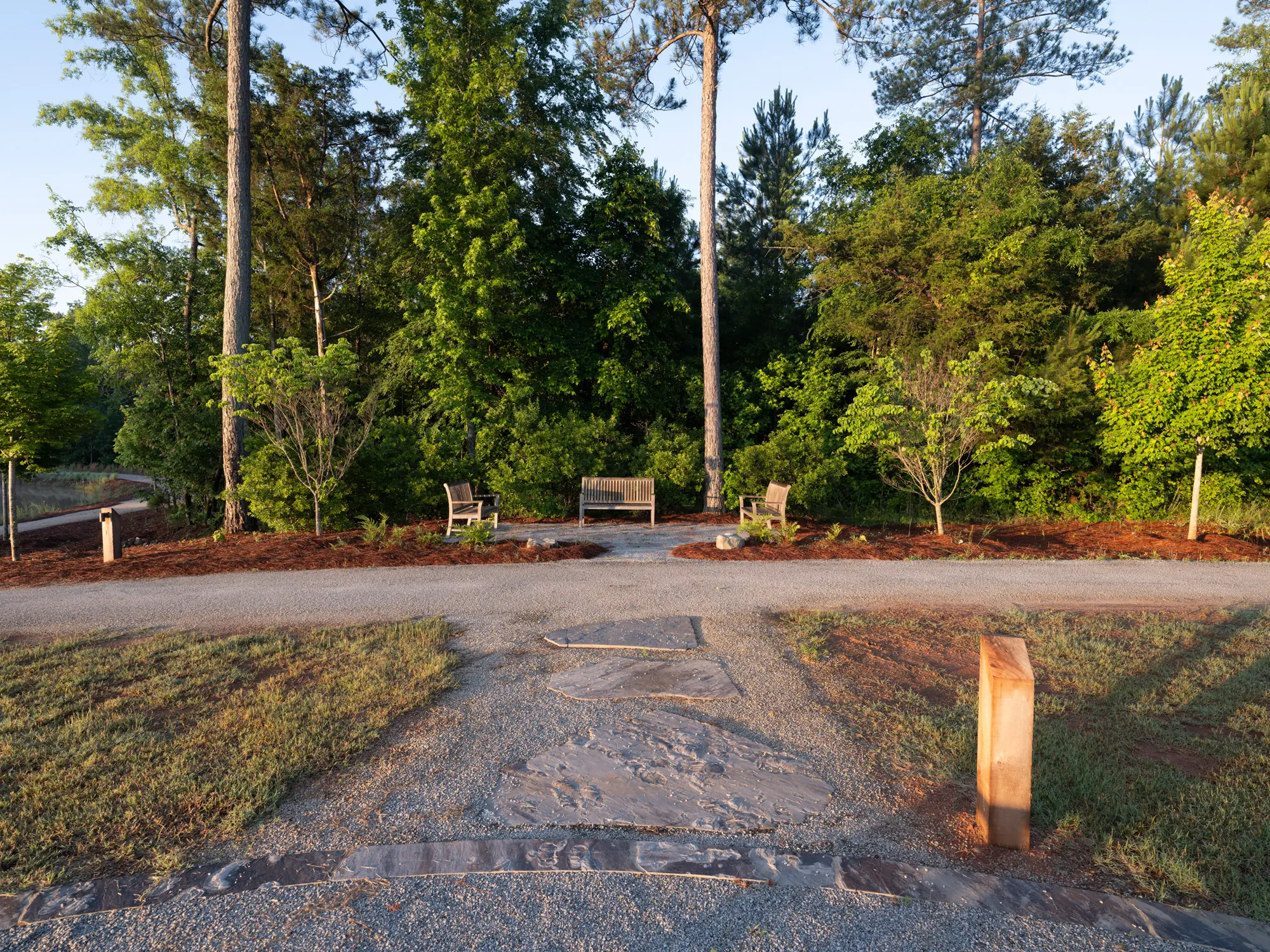 walking path on heritage ga