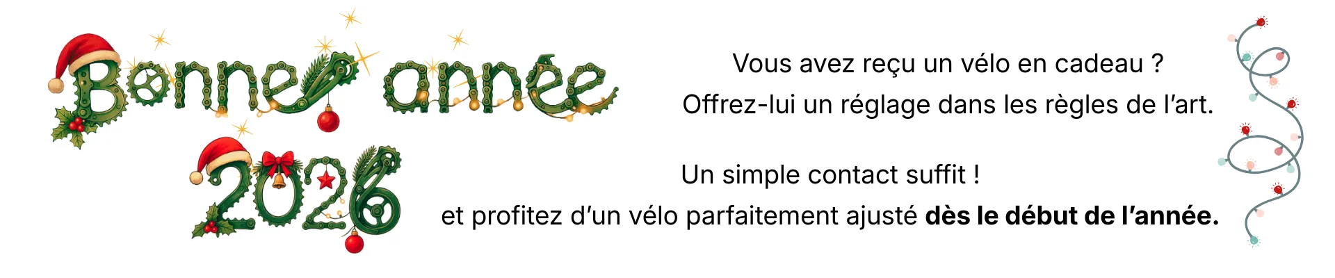fermeture de l'atelier du 20 décembre au 27 décembre 2025