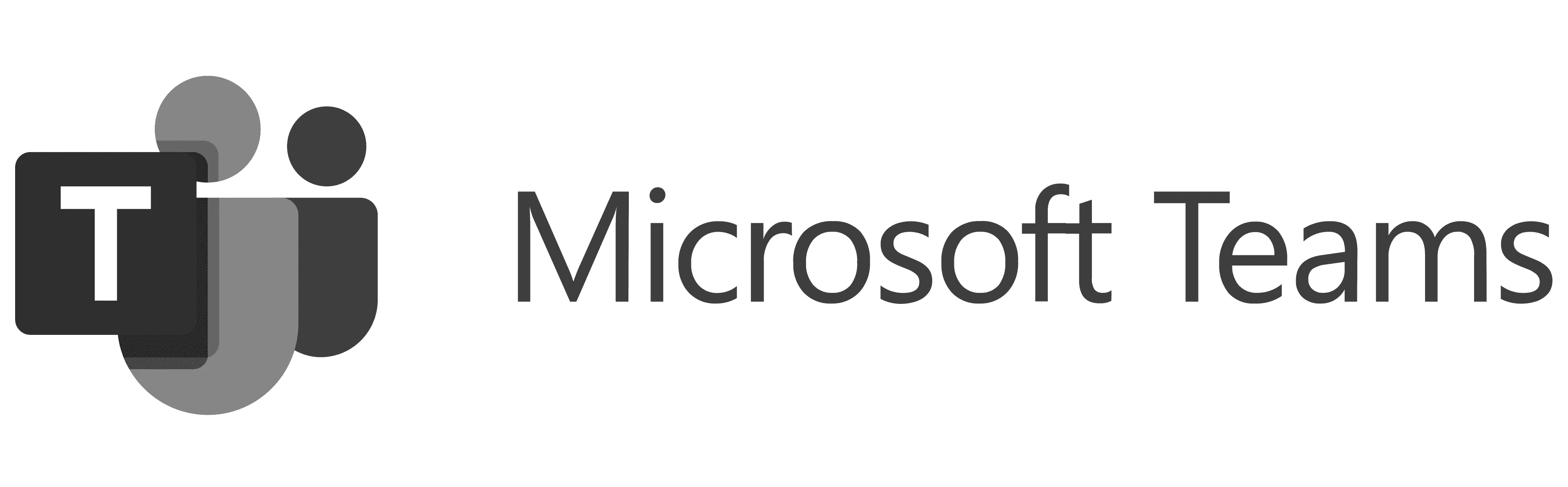 Microsoft Teams logo with stylized 'T' and group icons.