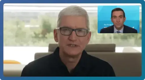 Tim Cook
& Andrew Ross Sorkin
