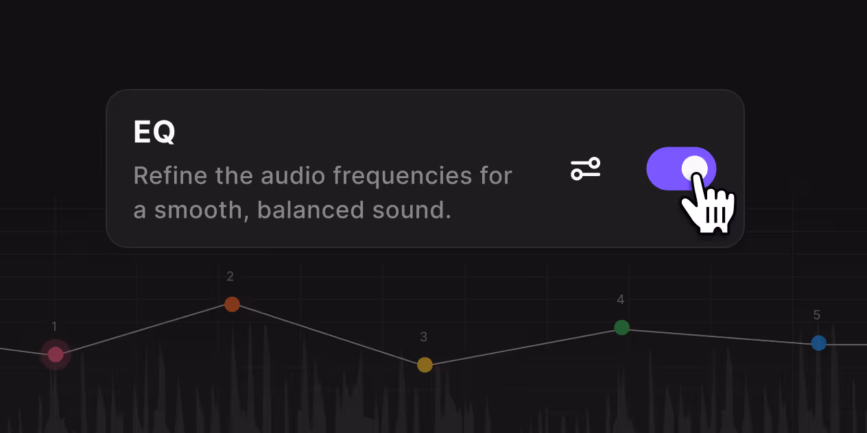 EQ settings panel