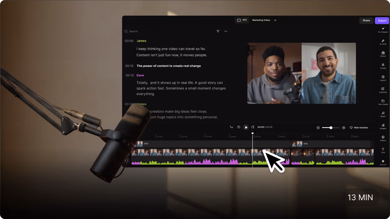 Video editing software 