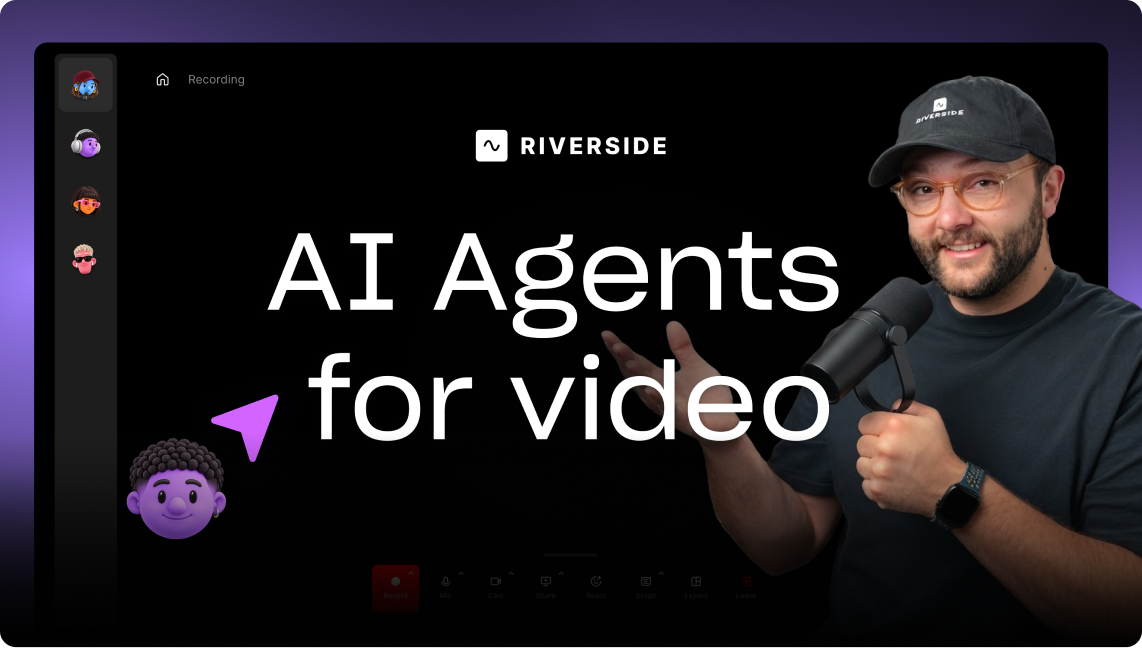 The Agents list with Producer, Editor, Clipper and Marketer next to the four agent characters.