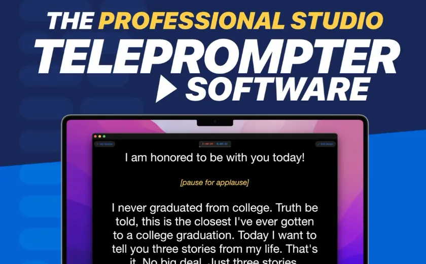 Teleprompter premium+ iOS app